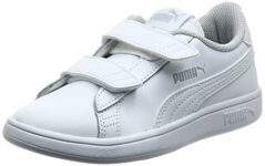 PUMA Smash v2 L V Inf, Baskets Mixte bébé, White White, 26 EU