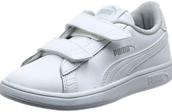 PUMA Smash v2 L V Inf, Baskets Mixte bébé, White White, 26 EU