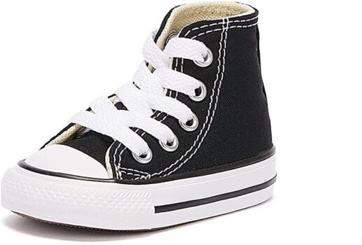Converse Chuck Taylor Hi Garçon Noir : Style Intemporel et Confort!