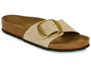 BIRKENSTOCK Madrid Big Buckle Nubuck Sandcastle - Regular