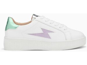 Vanessa Wu Baskets éclair à lacets Liz Violet