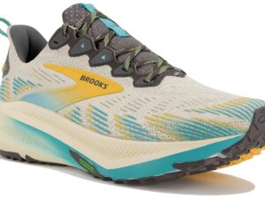 Brooks Ghost Trail homme vert - vue profil latéral hybride road trail