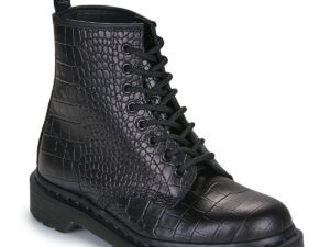Dr. Martens 1460 Croco 8 Eye Boot Black New Vibrance Croco Noir / Croco