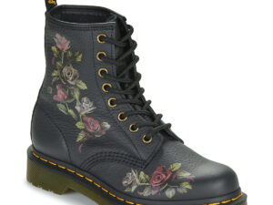 Dr. Martens 1460 DECAYED ROSES CLASSIC TUMBLED NAPPA Noir / Fleur
