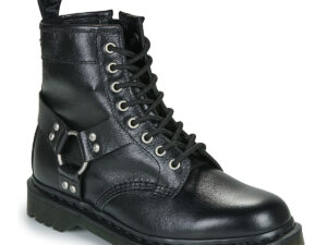 Dr. Martens 1460 HARNESS 8 EYE BOOT Black Analine