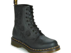 Dr. Martens 1460 Vonda Mono Black Softy T - vue profil latéral boot femme