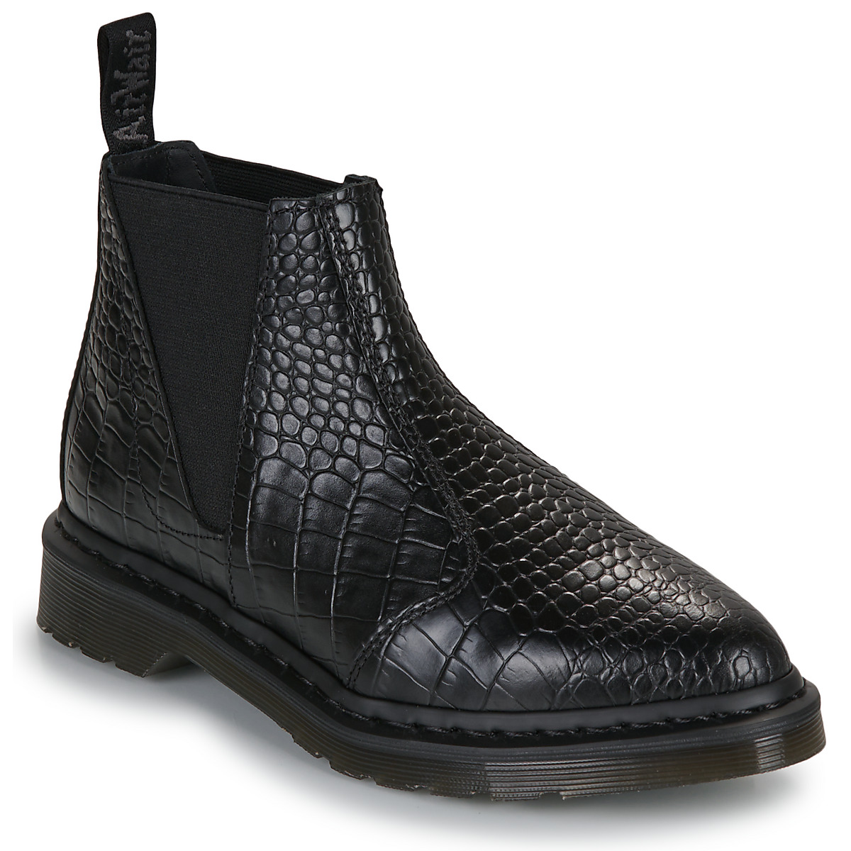 Dr. Martens Bianca II Chelsea Boot Black New Vibrance Croco Noir chaussure Dr. Martens Bianca II Chelsea Boot Black New Vibrance Croco Noir