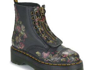 Dr. Martens SINCLAIR DECAYED ROSES Noir / Fleur