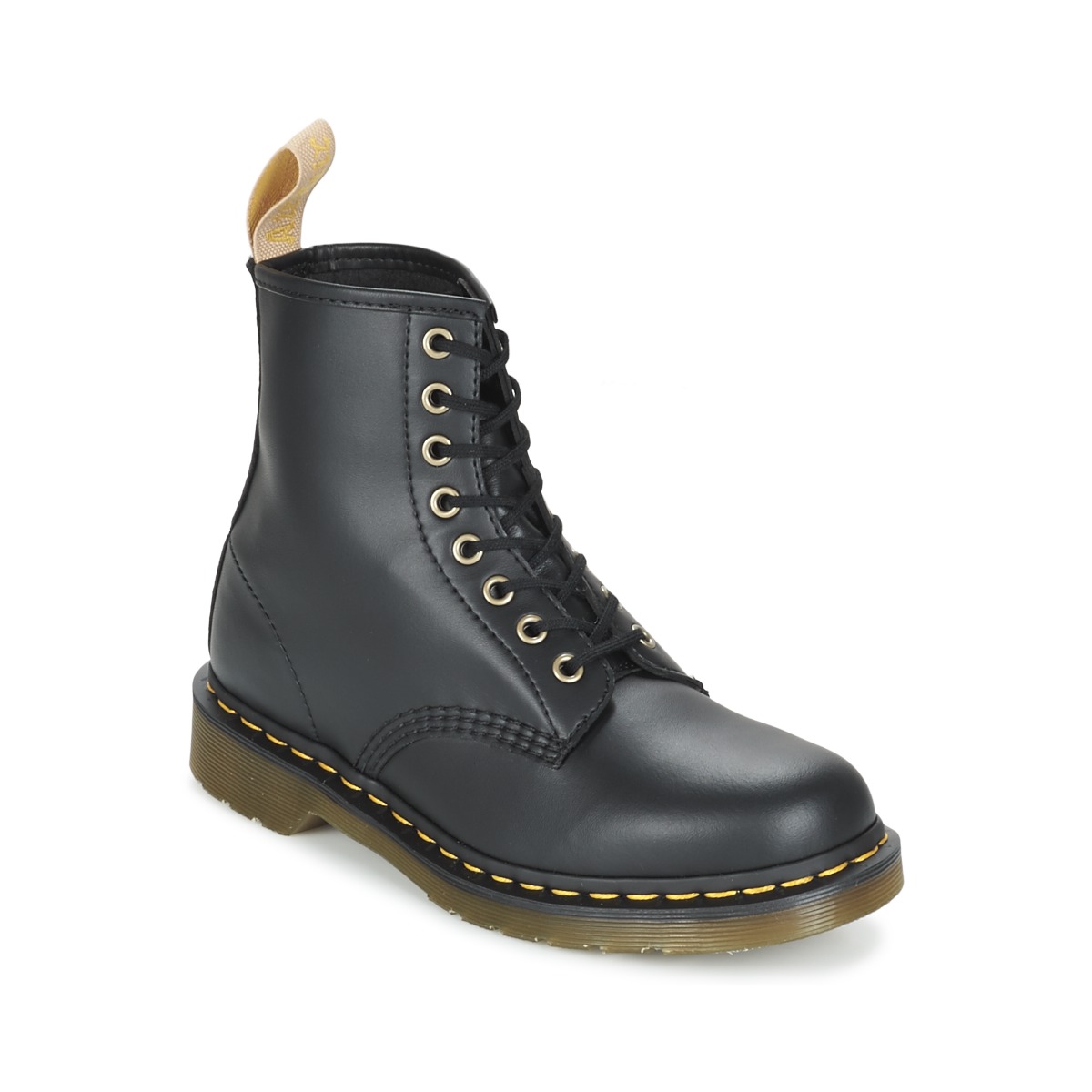 Dr. Martens VEGAN 1460 BLACK FELIX RUB OFF Noir chaussure Dr. Martens VEGAN 1460 BLACK FELIX RUB OFF Noir