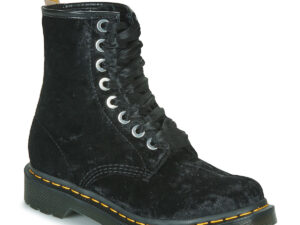 Dr. Martens VEGAN 1460 BLACK VELVET Noir