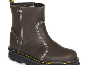 Dr. Martens ZebZag Rigger Rigger Boot Dark Brown Wyoming Marron