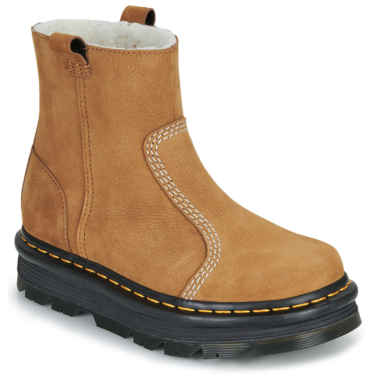Dr. Martens ZebZag Rigger WL Rigger Boot Desert Brown Milled Nubuck WP Marron chaussure Dr. Martens ZebZag Rigger WL Rigger Boot Desert Brown Milled Nubuck WP Marron