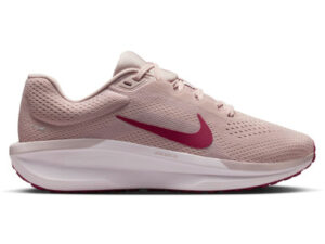 Nike Winflo 11 femme violet rouge - vue profil latéral running route