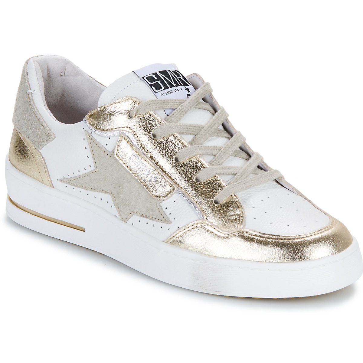 Semerdjian ALE Blanc / Doré chaussure Semerdjian ALE Blanc / Doré
