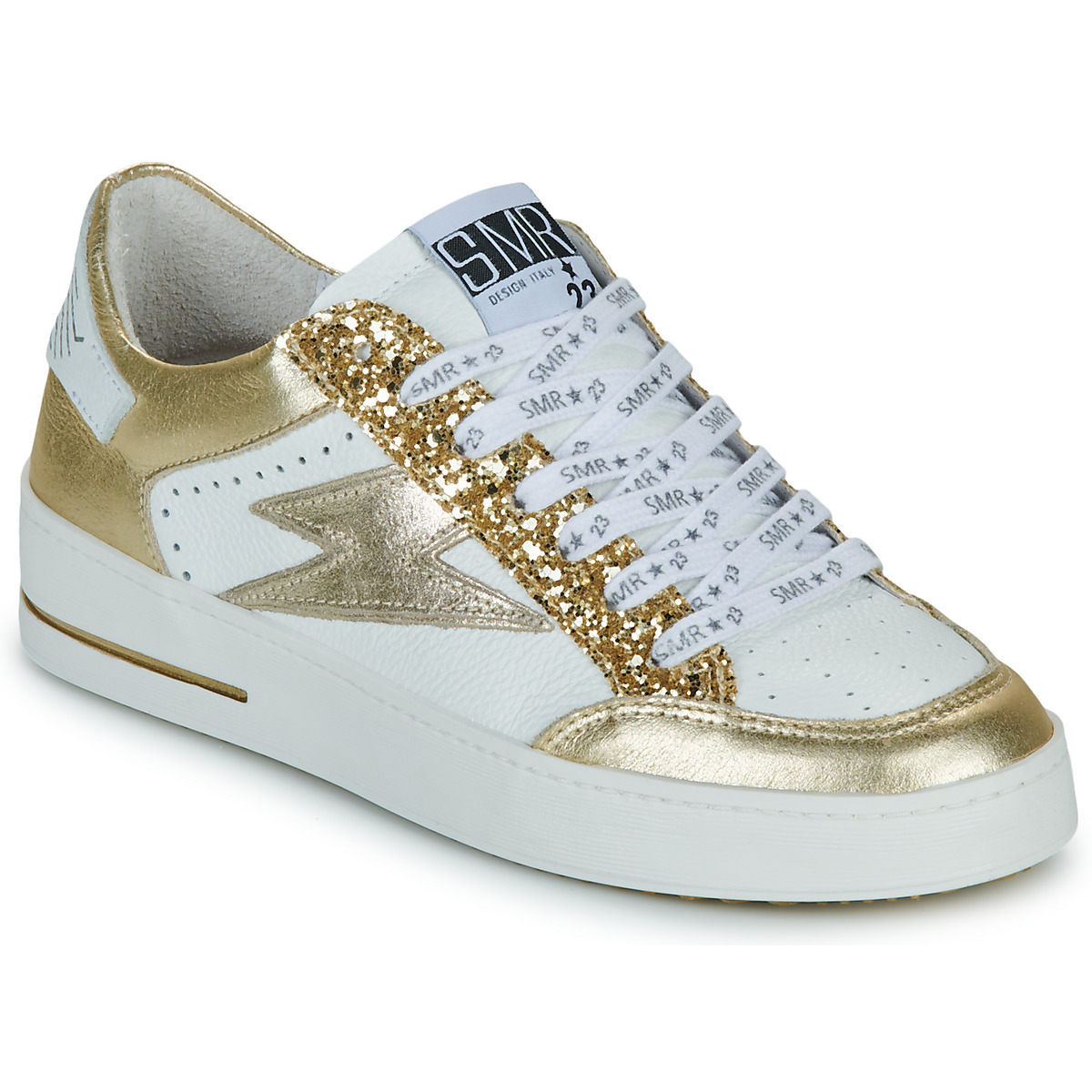 Semerdjian NOUBAR Blanc / Doré chaussure Semerdjian NOUBAR Blanc / Doré