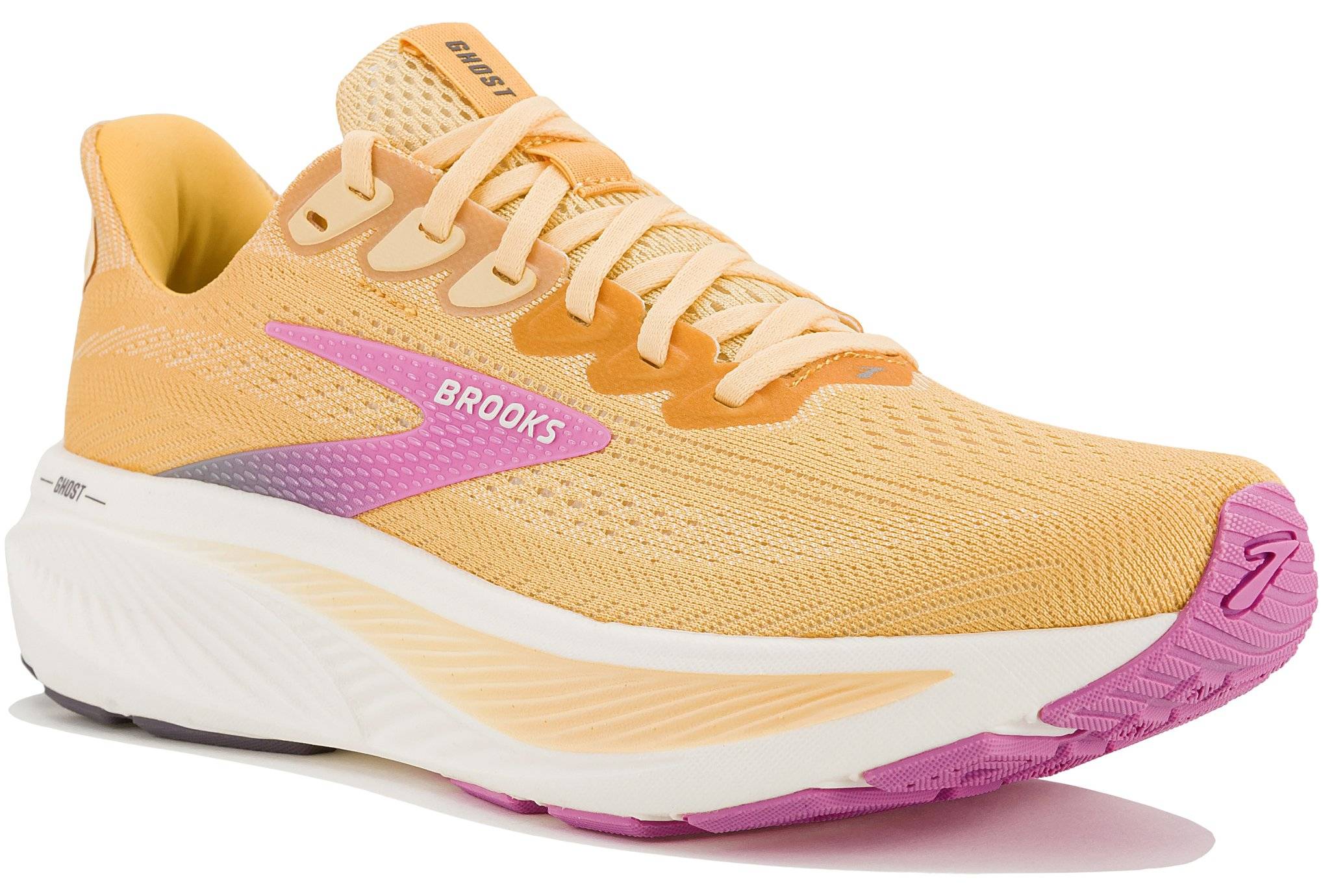 Brooks Ghost 17 Femme Orange Rose chaussure Brooks Ghost 17 femme - 120431-1B-810