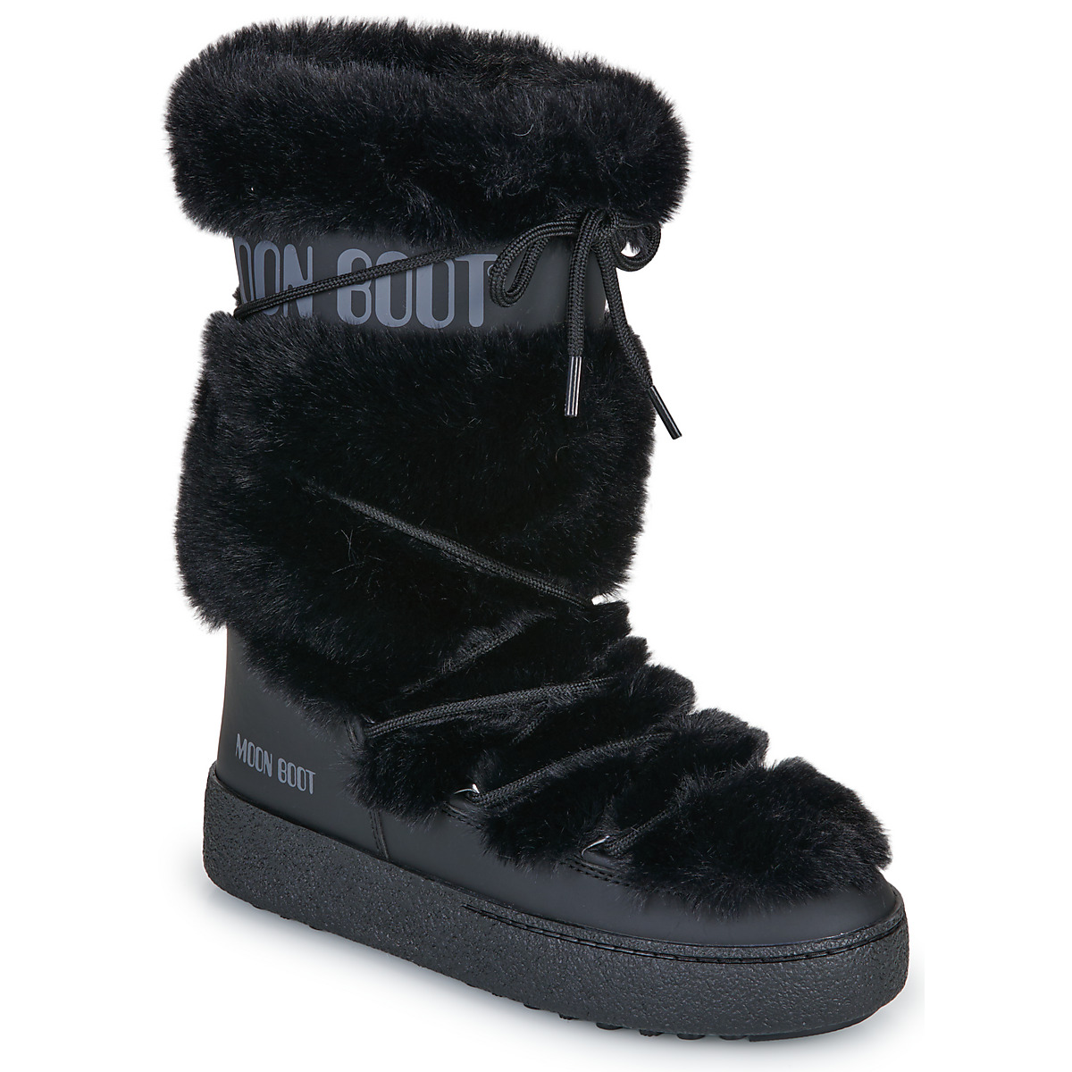 Moon Boot MB LTRACK FAUX FUR HIGH WP Noir chaussure Moon Boot MB LTRACK FAUX FUR HIGH WP Noir