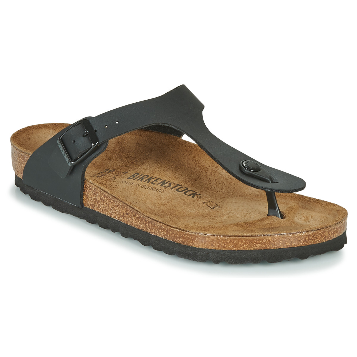BIRKENSTOCK Gizeh Birko-Flor - Black - Regular