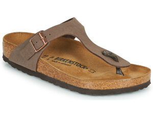BIRKENSTOCK Gizeh Birko-Flor Nubuck - Mocca - Regular