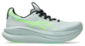 Chaussures Running Asics Gel-Nimbus 28 Gris/Vert Homme
