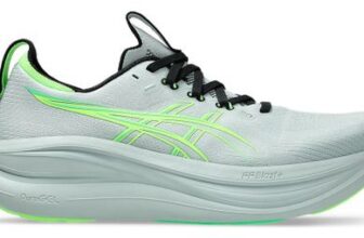 Chaussures Running Asics Gel-Nimbus 28 Gris/Vert Homme