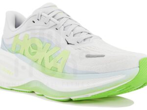 HOKA Clifton Pro Gris Jaune Fluo Femme – Running Dynamique Volume