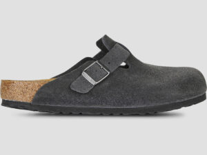 BIRKENSTOCK Boston Suede Charcoal