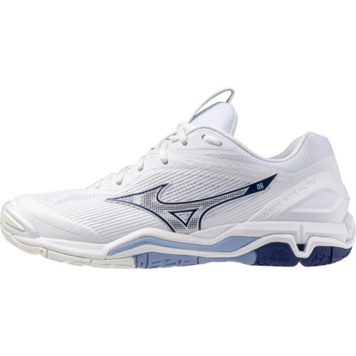 Mizuno Wave Stealth 6 Blanc Bleu