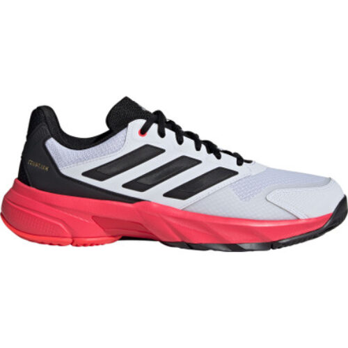 adidas CourtJam Control 3 Homme Blanc Noir Rouge