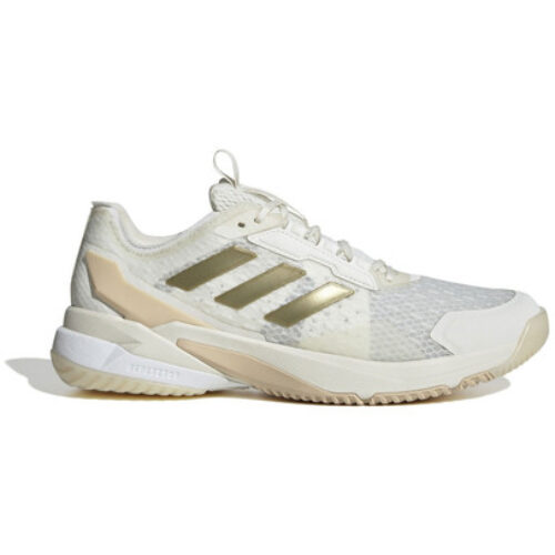 adidas Crazyflight 6 Femme Blanc Or