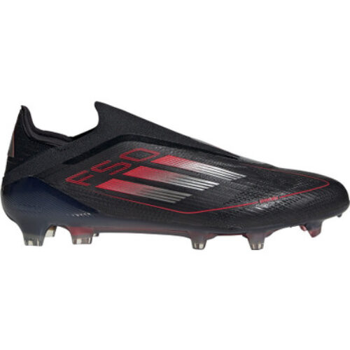 adidas F50 Elite Laceless FG Noir Gris Rouge