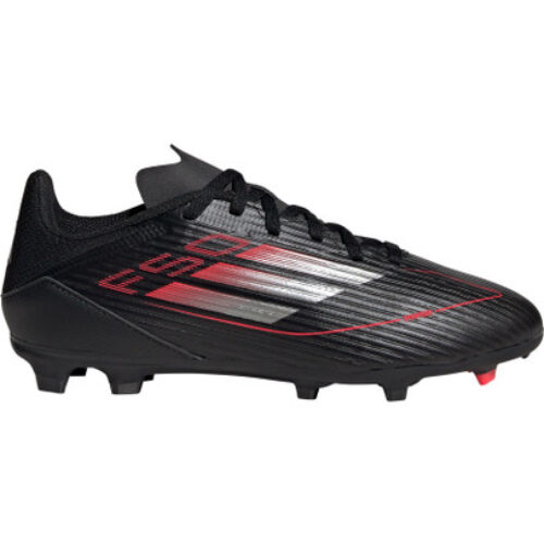 adidas F50 League FG/MG Kids Noir Gris Rouge