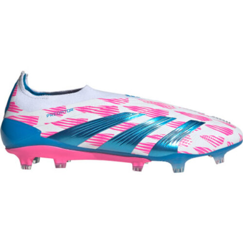 adidas Predator Elite Laceless FG Blanc Bleu Rose
