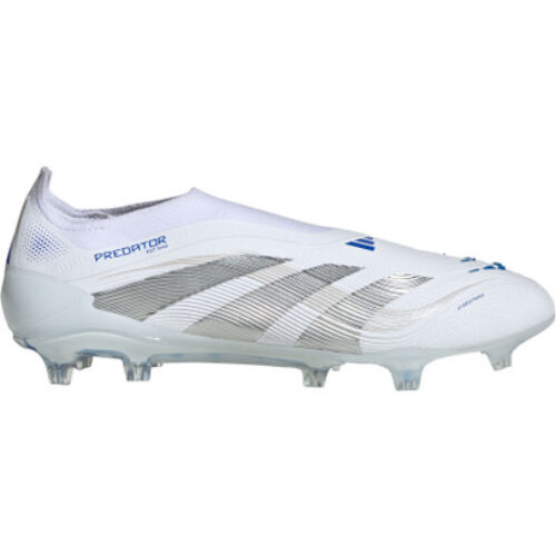 adidas Predator Elite Laceless FG blanc Bleu Gris