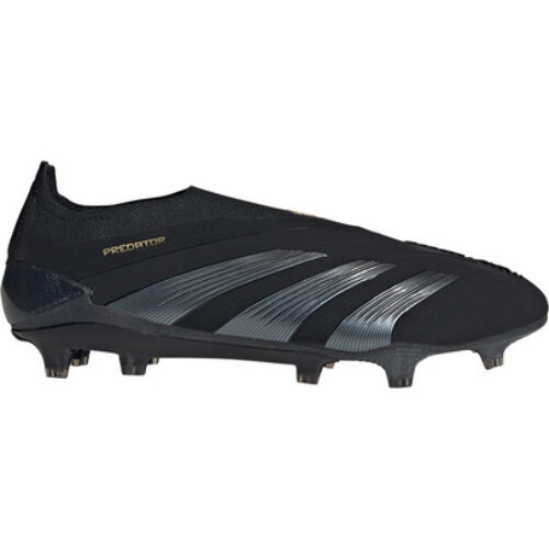 adidas Predator Elite Laceless FG Noir Gris Or