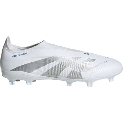 adidas Predator League Laceless FG/MG Blanc Bleu Gris