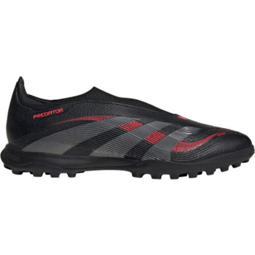 adidas Predator League Laceless TF Noir Gris Rouge