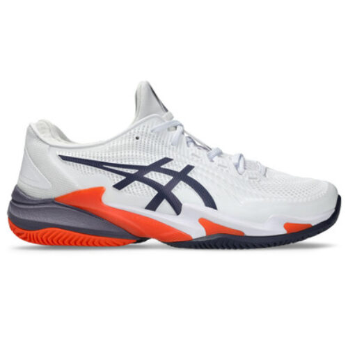 ASICS Court FF 3 Clay Homme Blanc Bleu