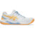 ASICS Gel-Dedicate 8 Padel Femme Blanc Bleu Orange