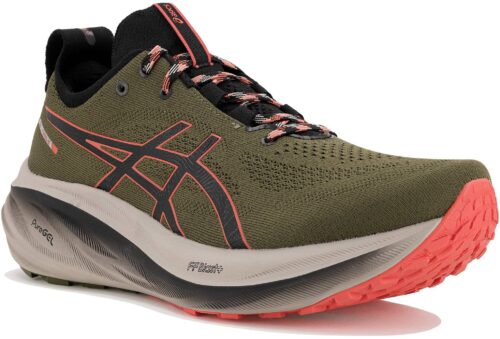 ASICS Gel-Nimbus 26 TR Kaki – Trail Road Amorti