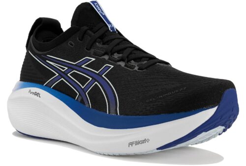 ASICS Gel-Nimbus 27 Noir Bleu – Running Amorti Maximal Neutre
