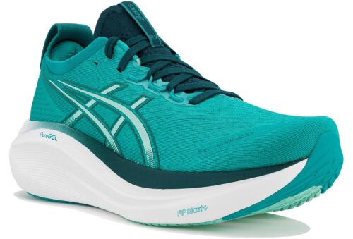 ASICS Gel-Nimbus 27 Vert Blanc 2 – Running Amorti Maximal Neutre
