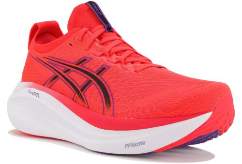 ASICS Gel-Nimbus 27 Rouge – Running Amorti Maximal Neutre