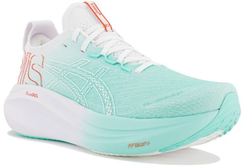 ASICS Gel-Nimbus 27 Vert Blanc – Running Amorti Maximal Neutre