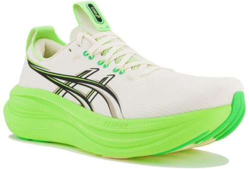 ASICS Gel-Nimbus 28 Blanc Vert – Running Amorti Maximal Neutre