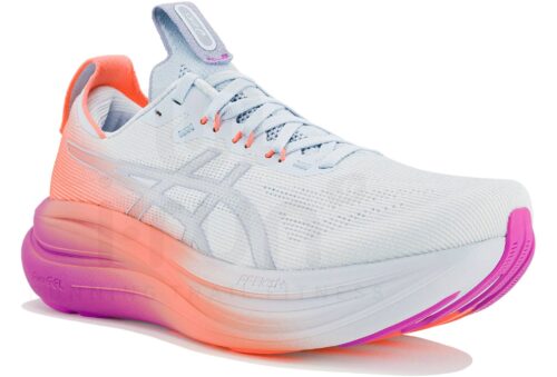 Asics Gel-Nimbus 28 Femme Blanc Rose Violet