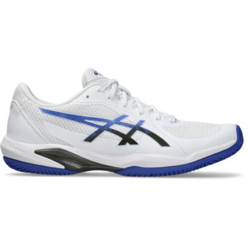 ASICS Solution Swift FF 2 Clay Homme Blanc Bleu
