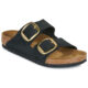 BIRKENSTOCK Arizona Big Buckle Nubuck Black / Gold – Regular