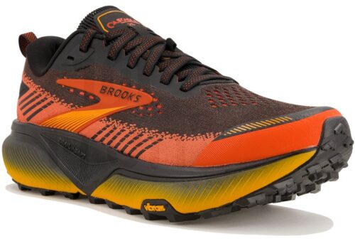 Brooks Cascadia 20 Noir Orange Homme – Trail Running