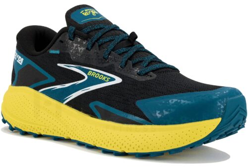 Brooks Divide 5 Noir Vert Jaune
